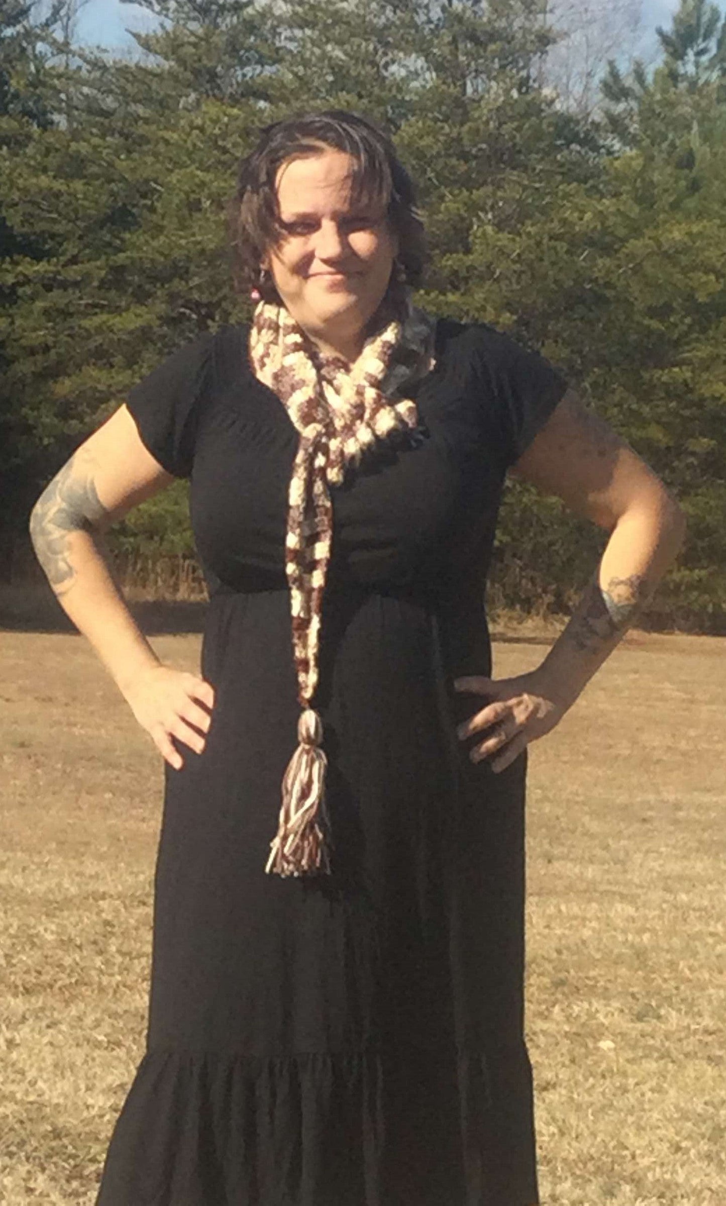 Rustic Keyhole Scarf