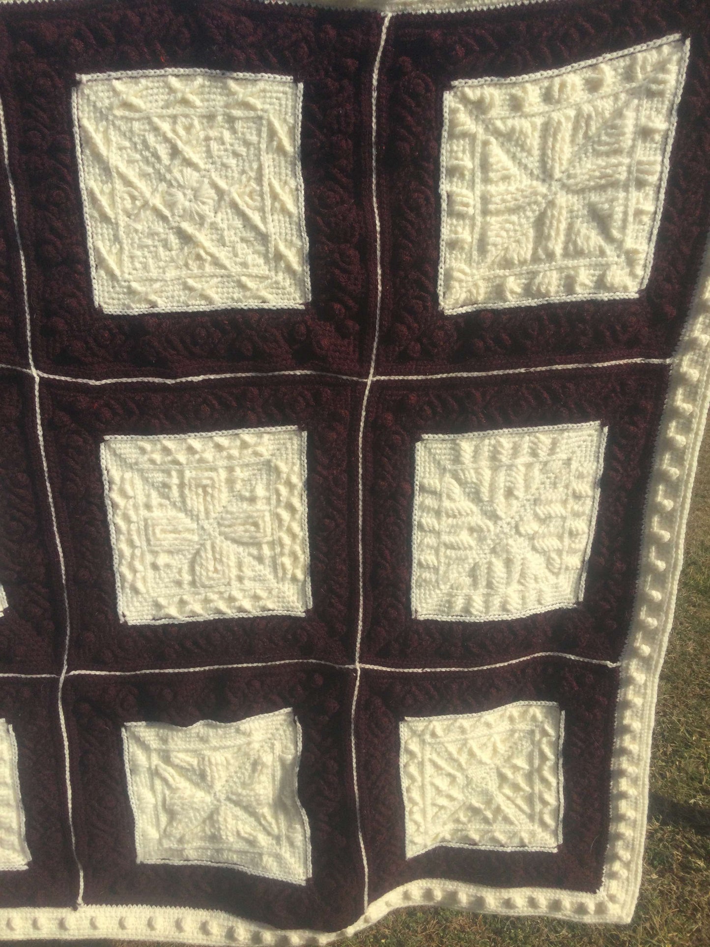 Hand-Crocheted Clanghan/Afghan
