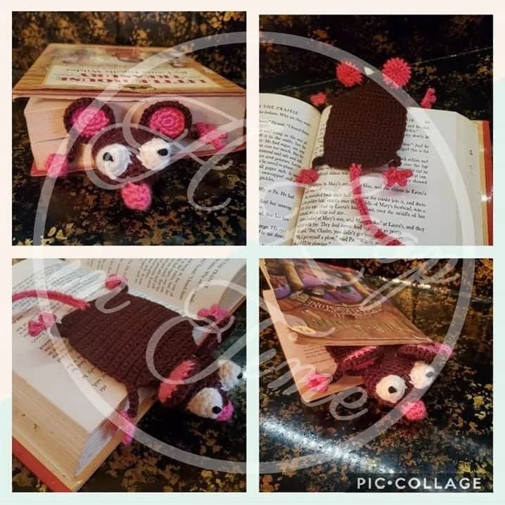 Squished Mouse Bookmark