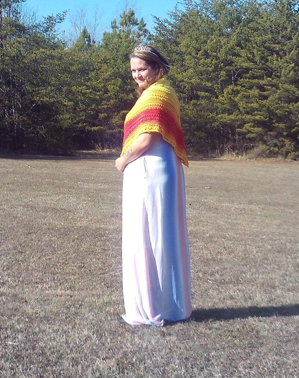 Sunset Shawl - Lost in Time - Version 2