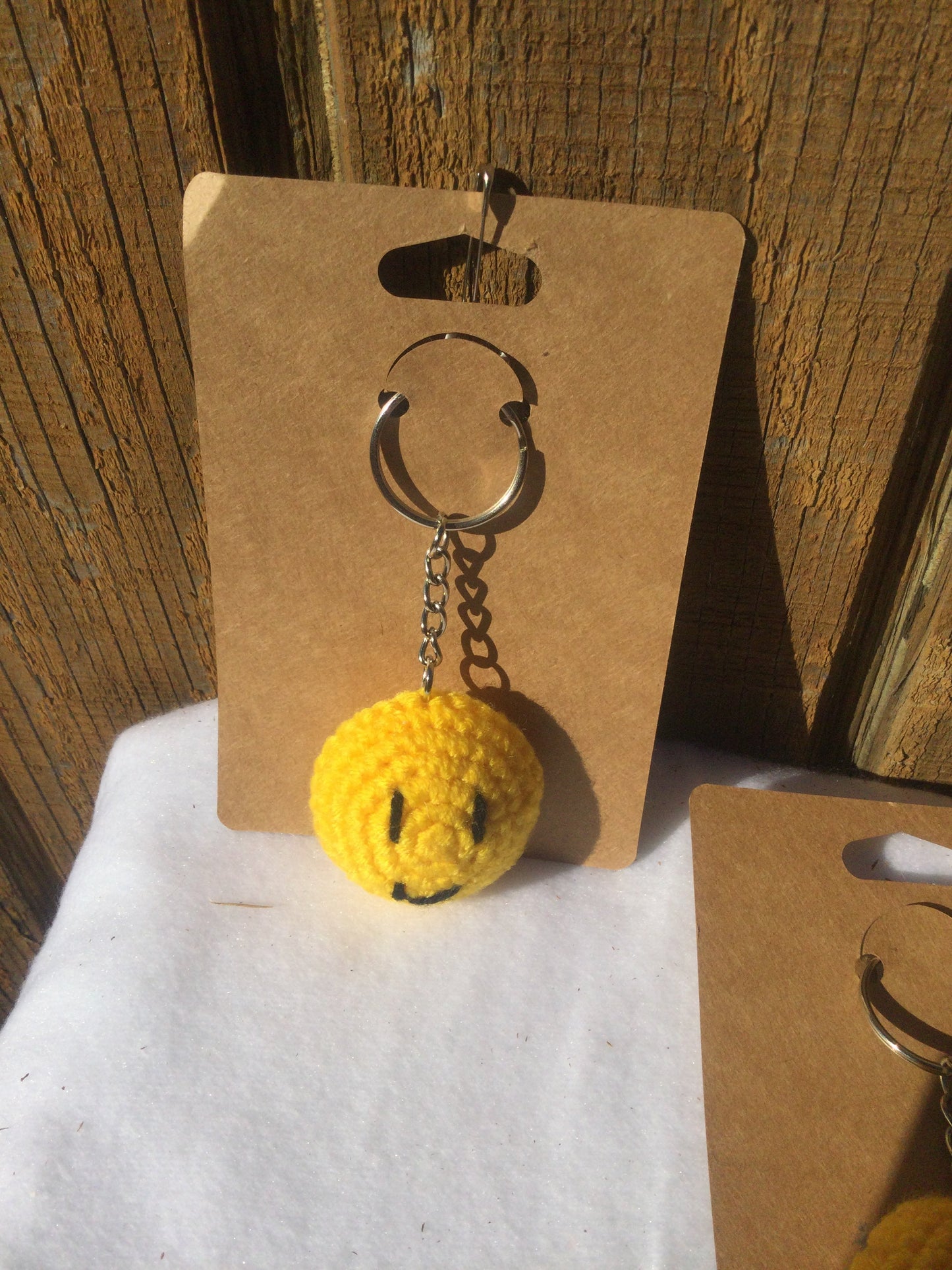 Smiley Face Keychain