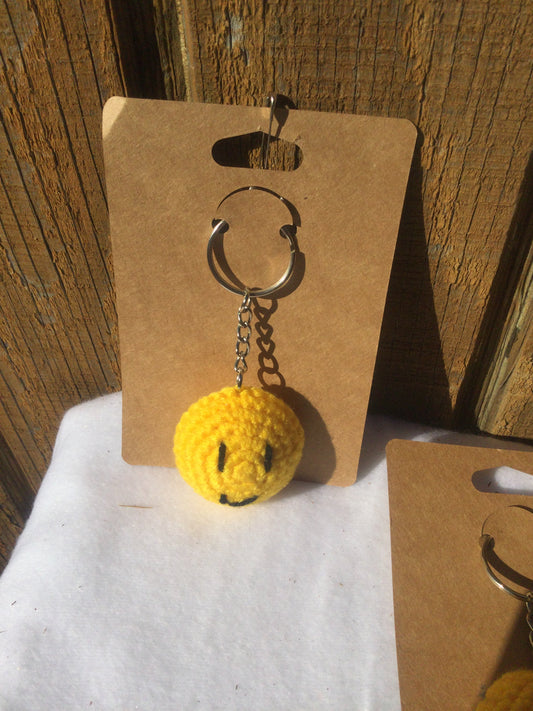 Smiley Face Keychain