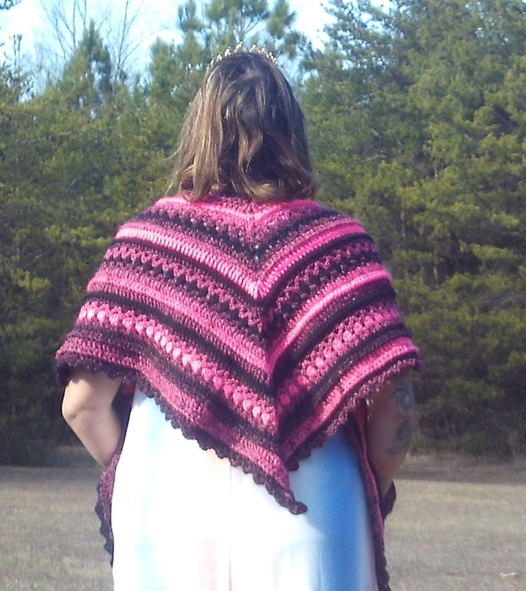 The "Stark Difference" Crochet Pocket Shawl