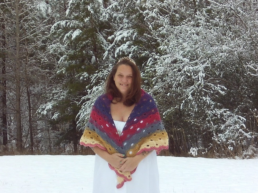 The Virus Crochet Shawl