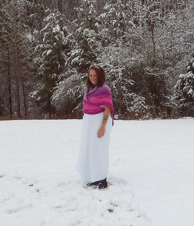 Wrap-Around Gradient Shawl