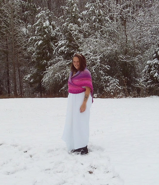 Wrap-Around Gradient Shawl