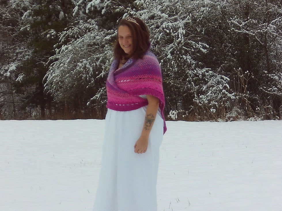 Wrap-Around Gradient Shawl