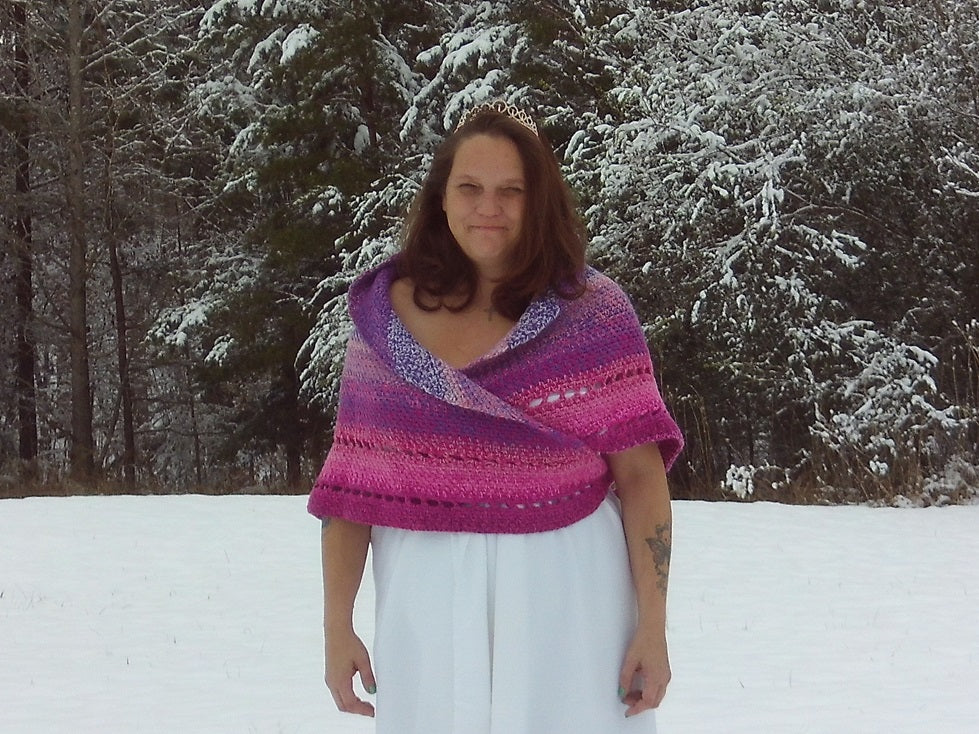 Wrap-Around Gradient Shawl