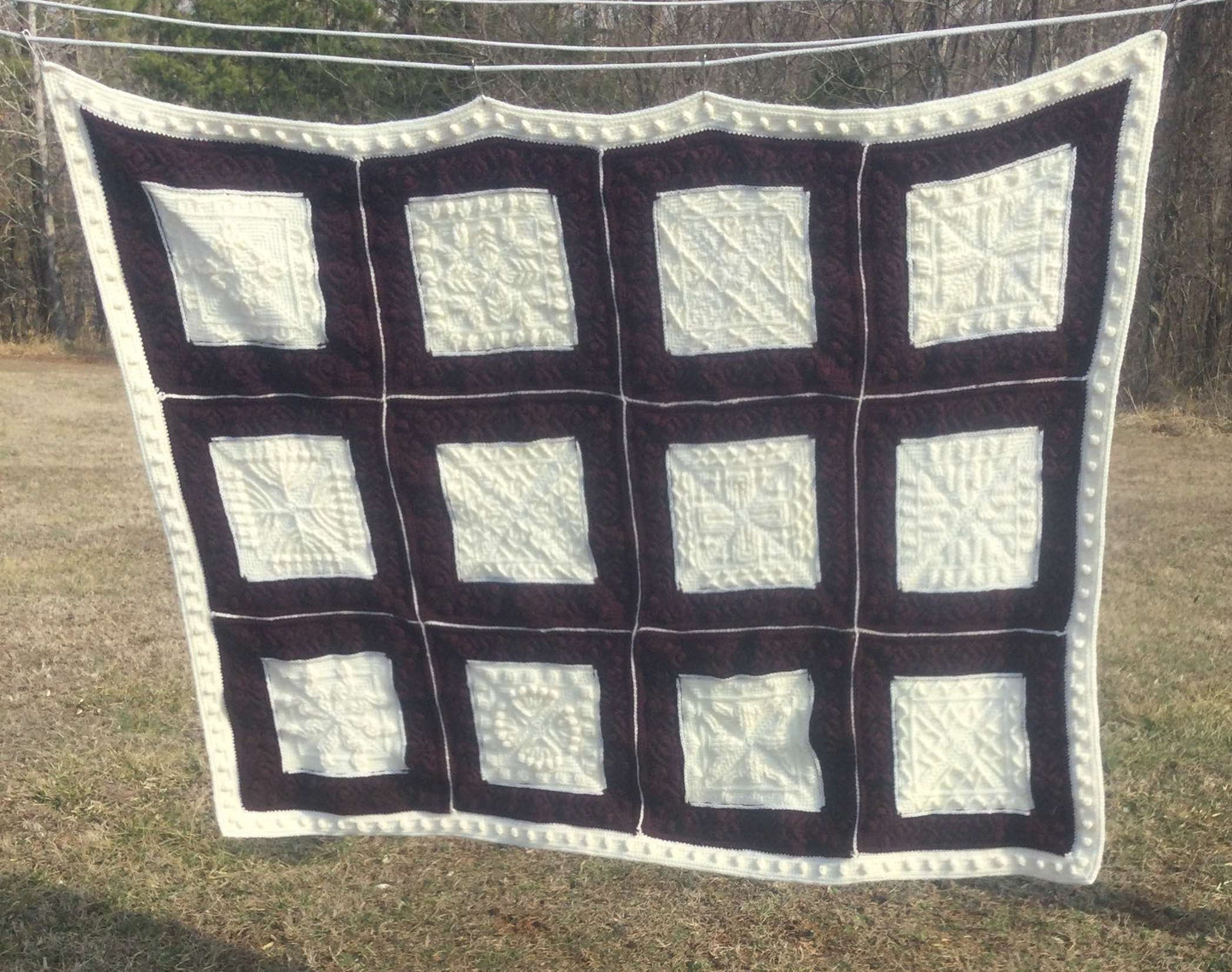Hand-Crocheted Clanghan/Afghan