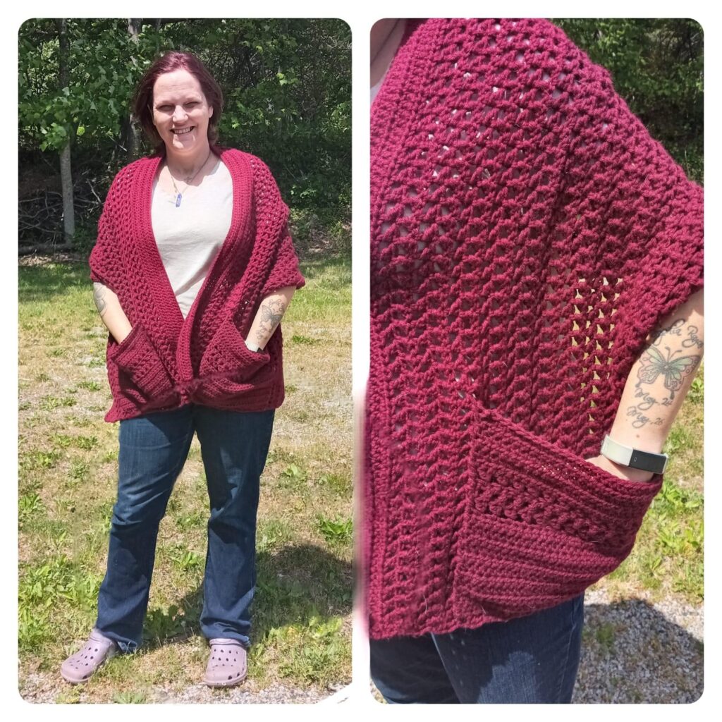 Cozy Pocket Shawl Custom Order