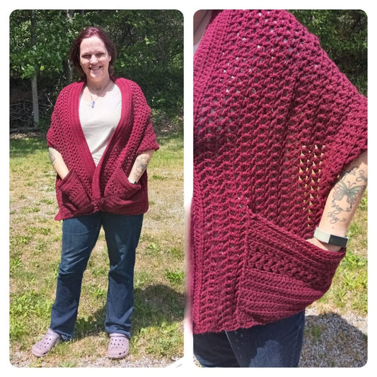 Cozy Pocket Shawl Custom Order